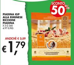 Riccione piadina - Piadina IGP Alla Riminese Riccione Piadina