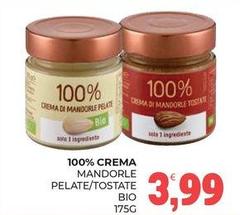 Cereal bio - 100% Crema Mandorle Pelate/tostate