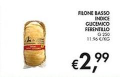 Basso - Filone  Indice Glicemico