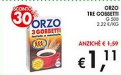 Orzo Tre Gobbetti
