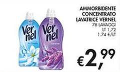 Vernel - Ammorbidente Concentrato Lavatrice