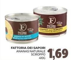 Fattoria sapori - Ananas Naturale Sciroppo