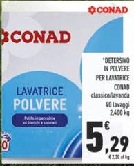 Conad - Detersivo In Polvere Per Lavatrice