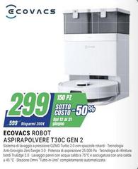 Ecovacs - Aspirapolvere Robot T30C Gen 2