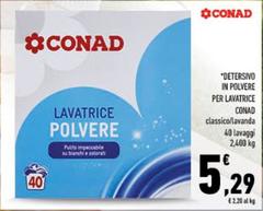 Conad - Detersivo In Polvere Per Lavatrice