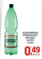 Uliveto - Acqua Minerale Effervescente Naturale