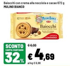 Mulino Bianco - Baiocchi Con Crema Alla Nocciola E Cacao