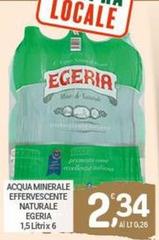 Egeria - Acqua Minerale Effervescente Naturale