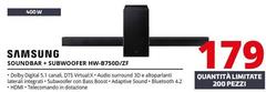 Samsung - Soundbar + Subwoofer HW-B750D/ZF