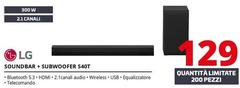 LG - Soundbar + Subwoofer S40T