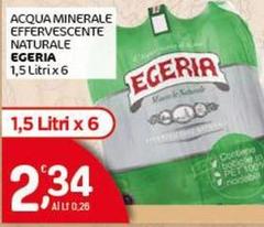 Egeria - Acqua Minerale Effervescente Naturale