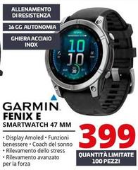 Garmin - Fenix E Smartwatch 47Mm