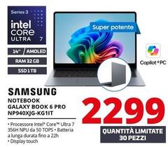 Samsung - Notebook Galaxy Book 6 Pro NP940XJG-KG1IT