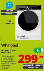 Whirlpool - Lavatrice Slim WSB725DIT 