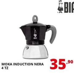 Bialetti - Moka Induction Nera 4 Tz