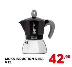 Bialetti - Moka Induction Nera 6 Tz