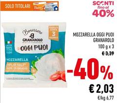 Granarolo - Mozzarella Oggi Puoi