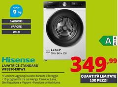 Hisense - Lavatrice Standard WF3S9043BW3 