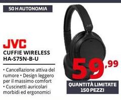 Jvc - Cuffie Wireless HA-S75N-B-U
