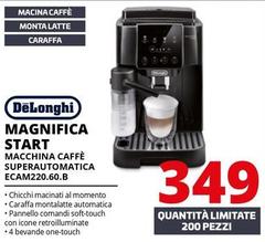 De Longhi - Magnifica Start Macchina Caffè Superautomatica ECAM220.60.B
