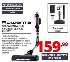 Rowenta - Scopa Senza Filo X-Force Flex 9.60 RH2037