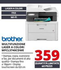 Brother - Multifunzione Laser MFCL3740CDWE