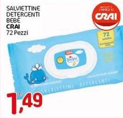 Crai - Salviettine Detergenti Bebe