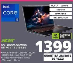 Acer - Notebook Gaming Nitro V 15 V15-52-9