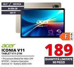 Acer - Iconia V11 Tablet V11-21M