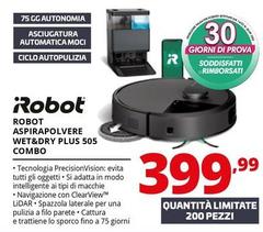 iRobot - Robot Aspirapolvere Wet&Dry Plus 505 Combo