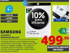 Samsung - Lavatrice WW90DG6U85LKU3 