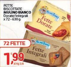 Mulino Bianco - Fette Biscottate