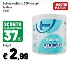Iper - Bobina Multiuso 500 Strappi 1 Rotoli