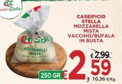 Caseificio Stella - Mozzarella Mista Vaccino/bufala In Busta