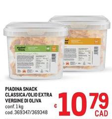 Oliva - Piadina Snack Classica/Olio Extra Vergine Di
