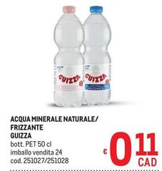 Guizza - Acqua Minerale Naturale/Frizzante