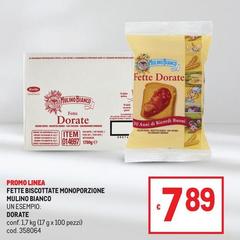 Mulino Bianco - Fette Biscottate Monoporzione