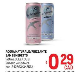 San Benedetto - Acqua Naturale/Frizzante