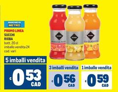 Succhi Rioba (1 Imballo Vendita)