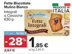 Mulino Bianco - Fette Biscottate