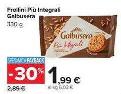 Galbusera - Frollini Più Integrali