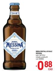 Messina - Birra Cristalli Di Sale