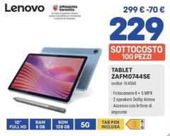 Lenovo - Tablet ZAFM0744SE