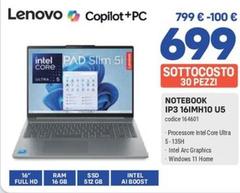Lenovo - Notebook IP3 16IMH10 U5
