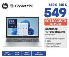 HP - Notebook 15-FD2026NLX U5