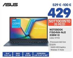 Asus - Notebook F1504va-Nj2 338w I3