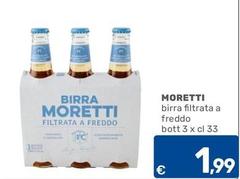 Moretti - Birra Filtrata A Freddo