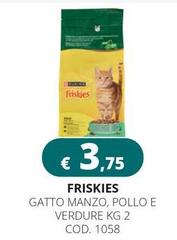 Purina - Friskies Gatto Manzo, Pollo E Verdure