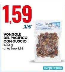 Vongole Del Pacifico Con Guscio