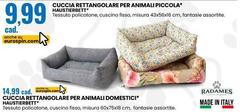 Misura - Cuccia Rettangolare Per Animali Piccola